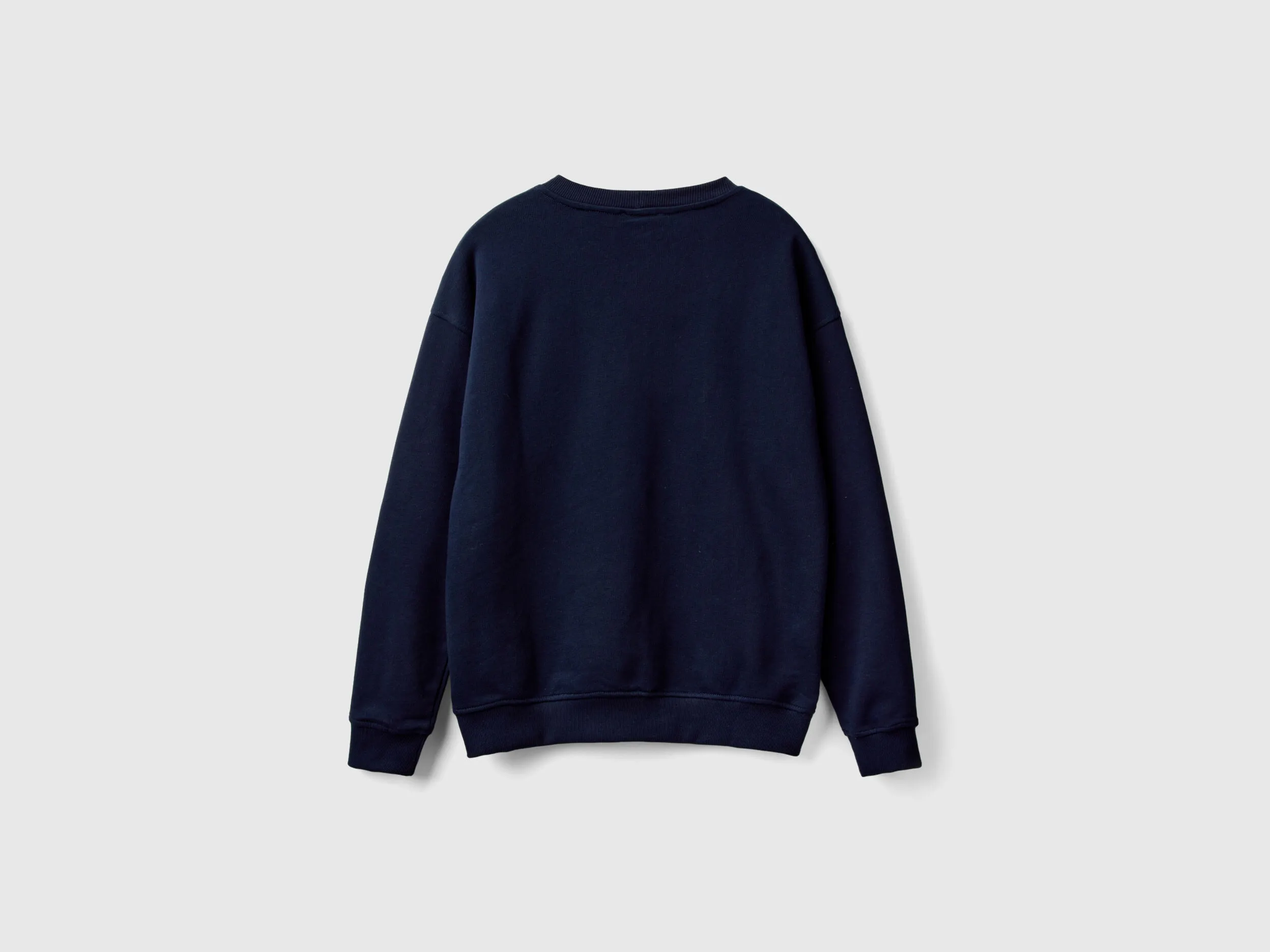 Sudadera de cuello redondo con estampado con logotipo