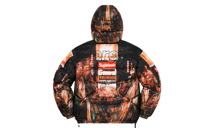 SUPREME SUPREME THE NORTH FACE 800FILL HALF ZIP HOODED PULLOVER TIMES SQUARE