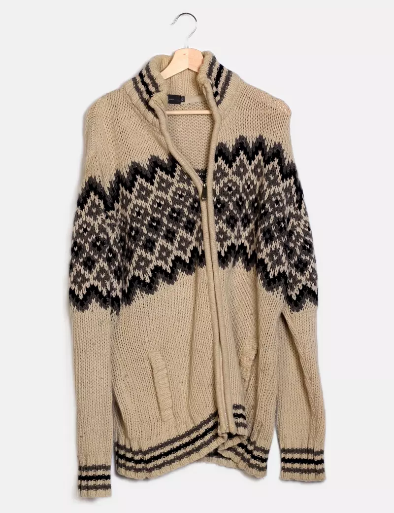 Tex Chaqueta de punto de punto