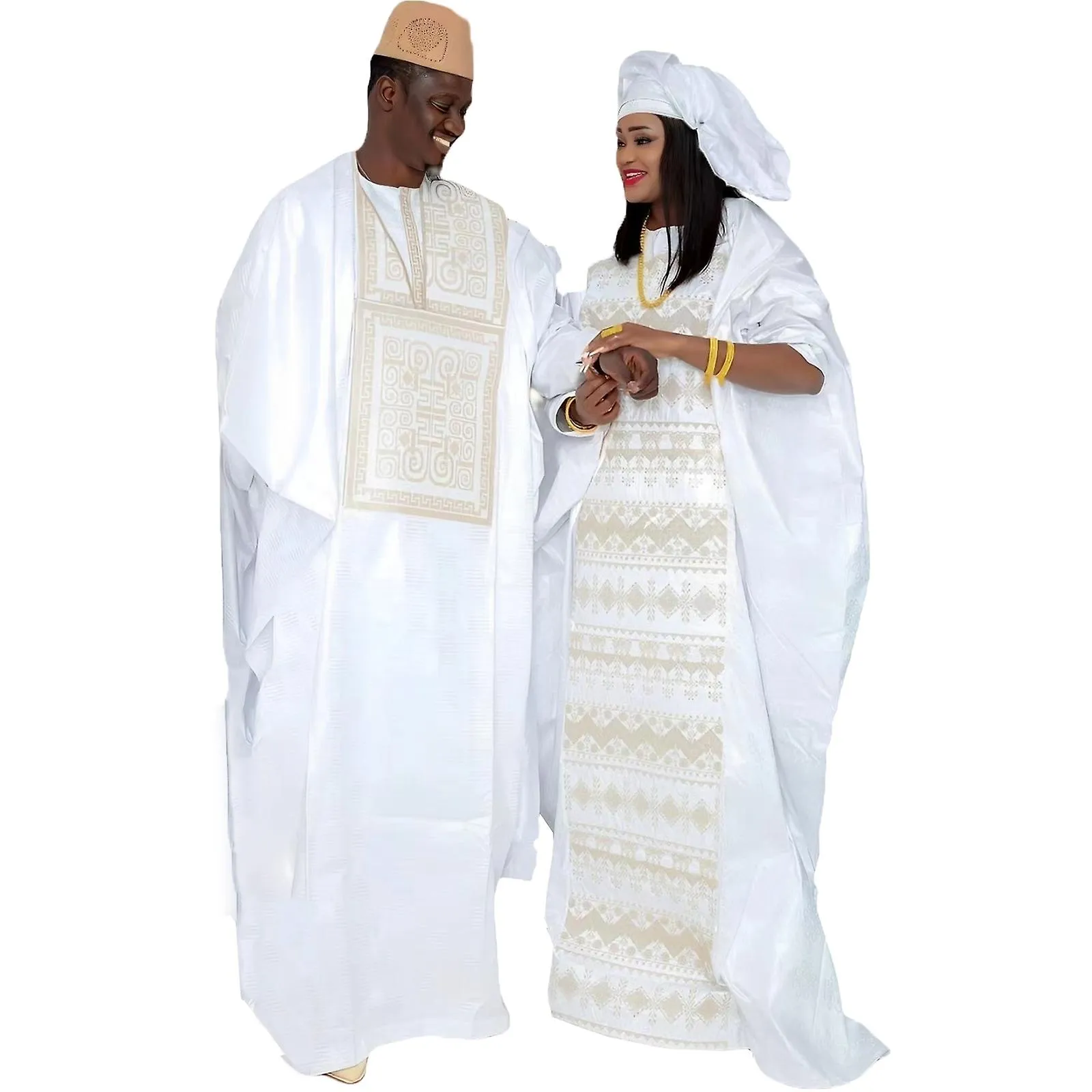 Tidoirsa Ropa africana para hombres como atuendo de noche bordado Iglesia blanca Dashiki Kaftan