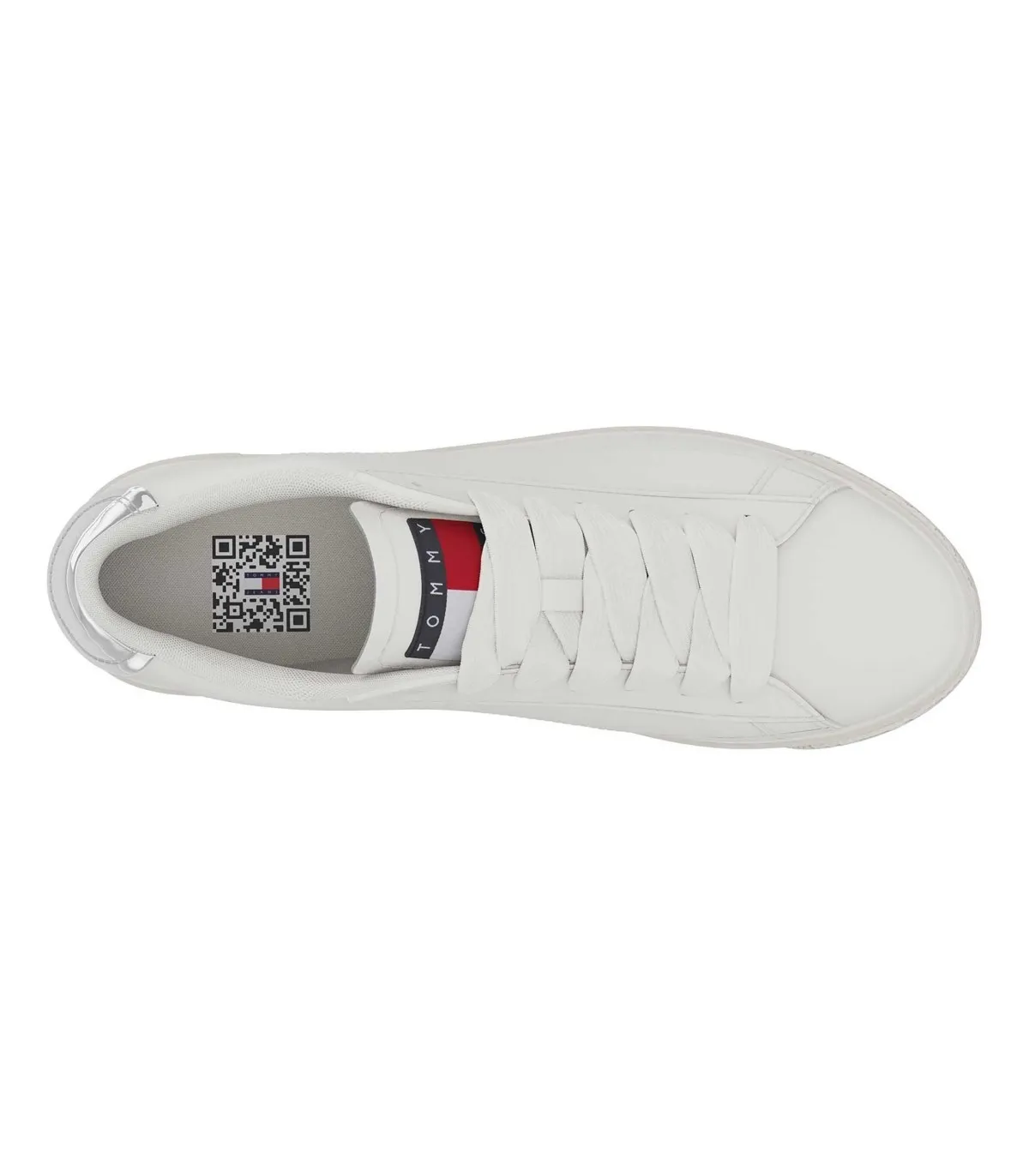 Tommy Jeans Vulcanized Leather Platform Blanco