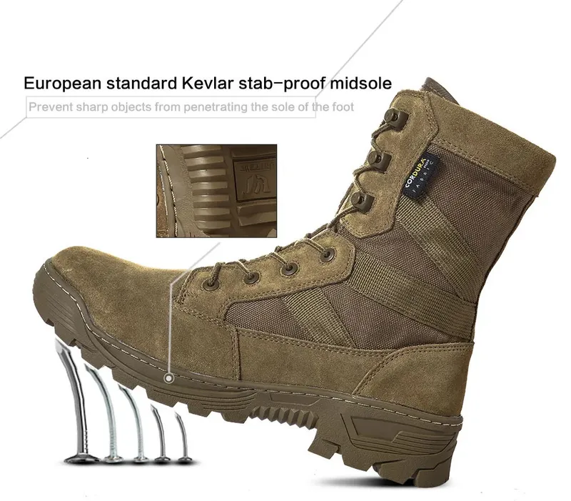 Trekking 84 senderismo zapatos impermeables hombres tácticos tácticos capa de combate boots de engranajes de airsoft botines hom