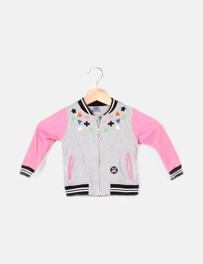 Tuc tuc Bomber bicolor estampada