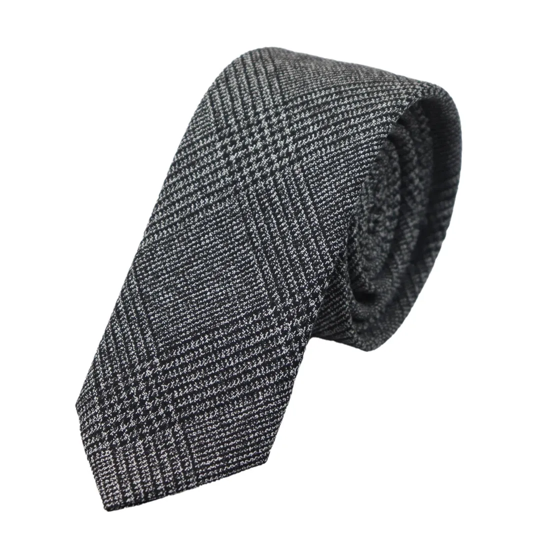 Tweed Tweed Herringbone Tie & Pocket Square Set