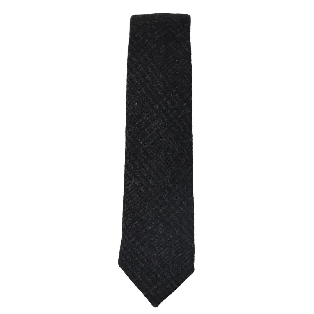 Tweed Tweed Herringbone Tie & Pocket Square Set