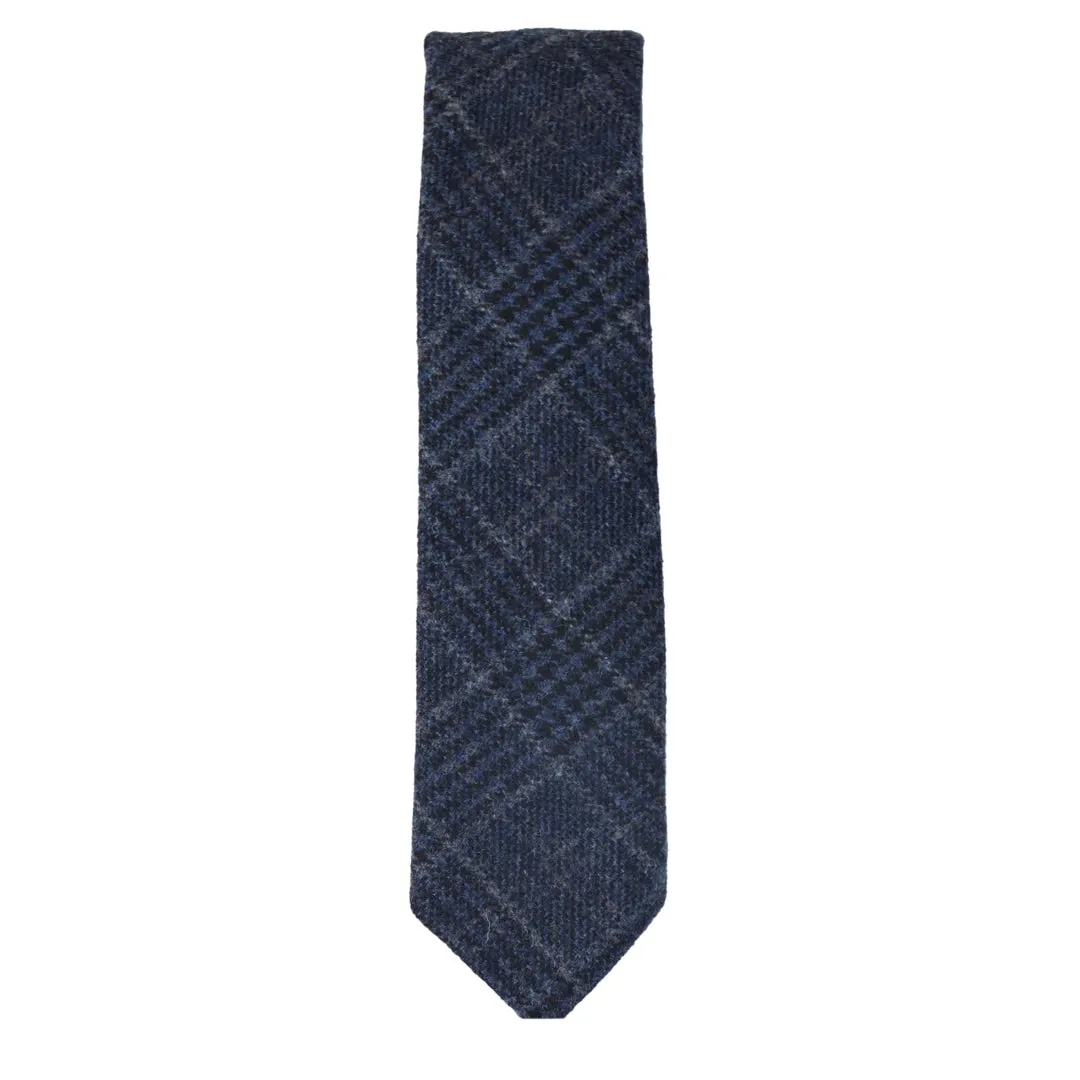Tweed Tweed Herringbone Tie & Pocket Square Set