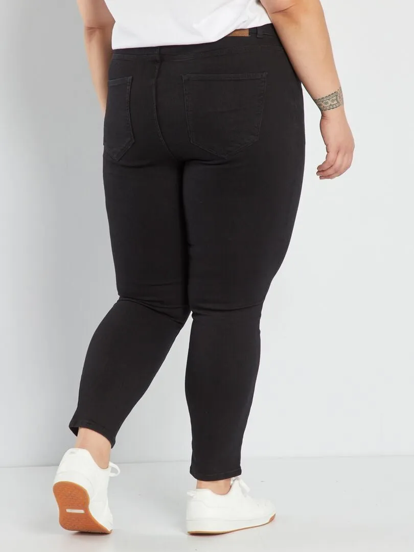 VAQUERO SKINNY DE TIRO ALTO  L32  NEGRO