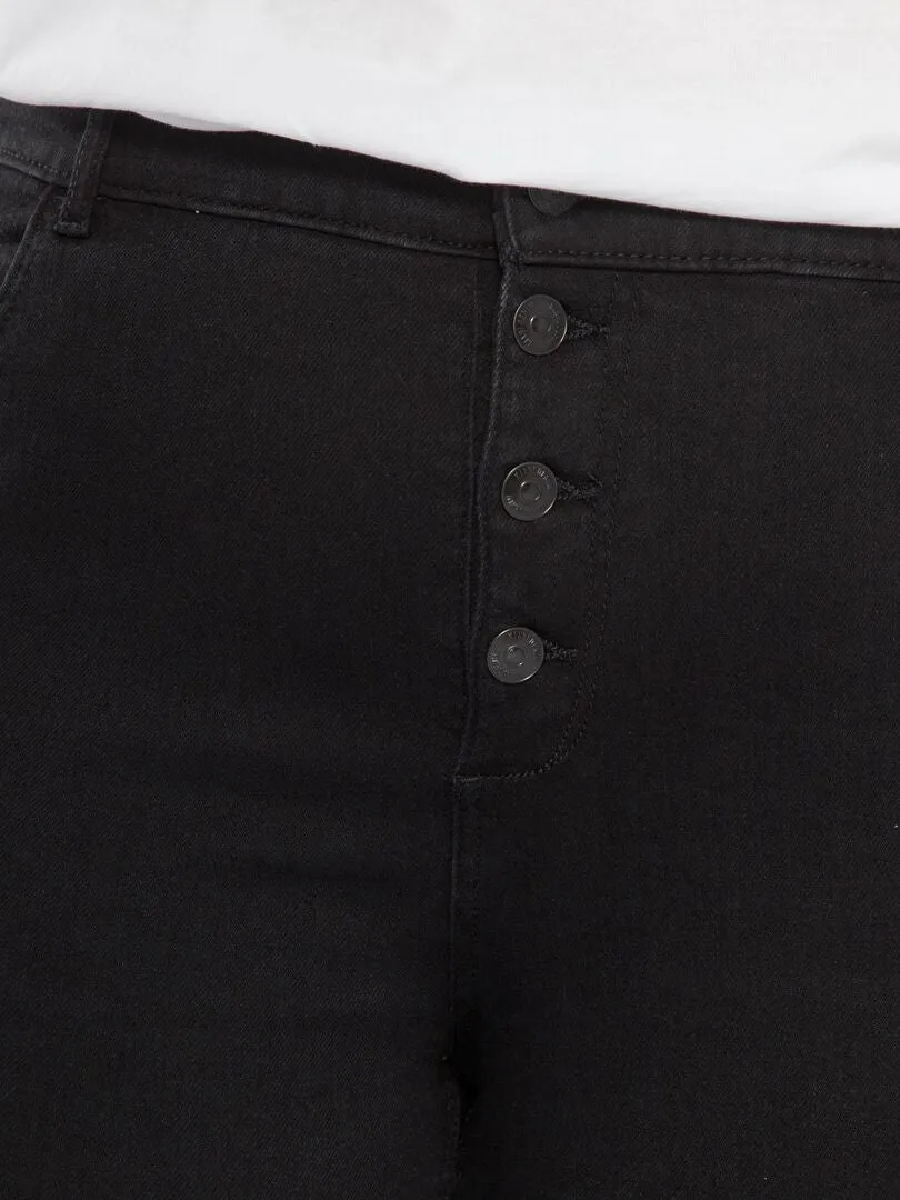 VAQUERO SKINNY DE TIRO ALTO  L32  NEGRO
