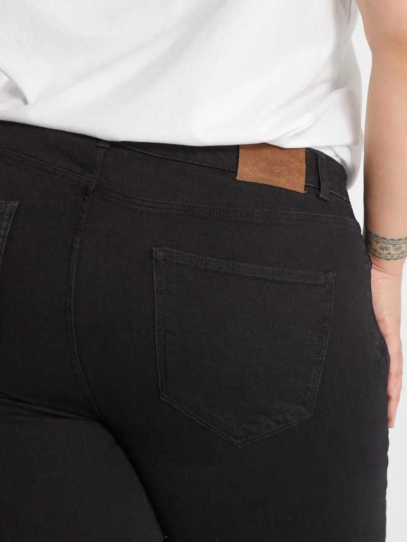VAQUERO SKINNY DE TIRO ALTO  L32  NEGRO