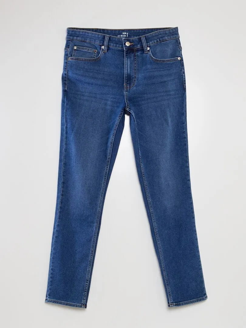 VAQUERO SLIM ELáSTICO  L32  AZUL
