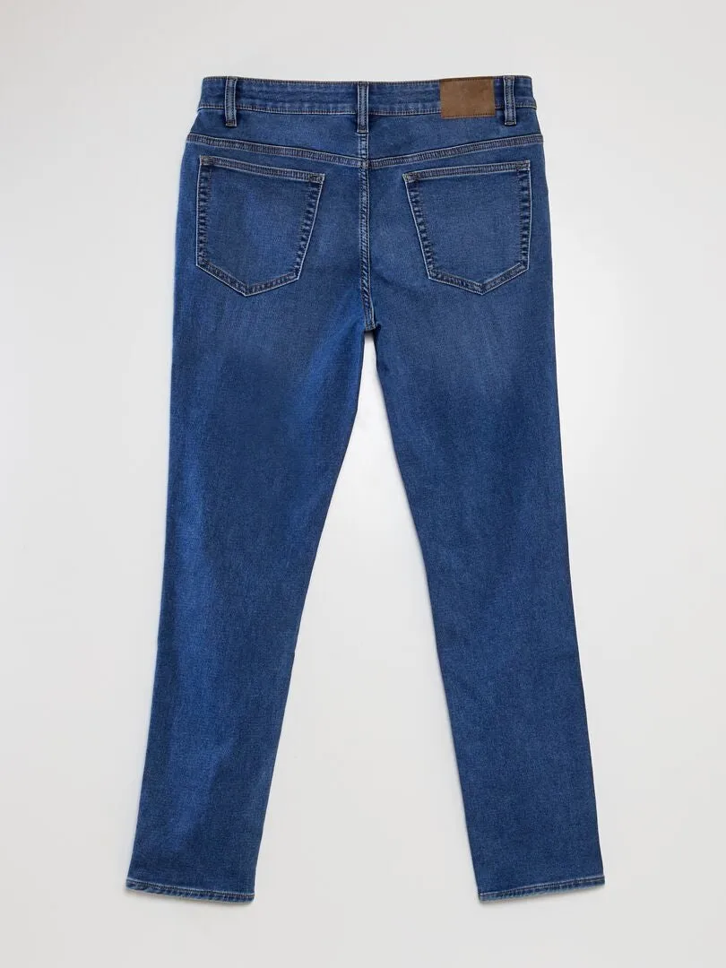 VAQUERO SLIM ELáSTICO  L32  AZUL