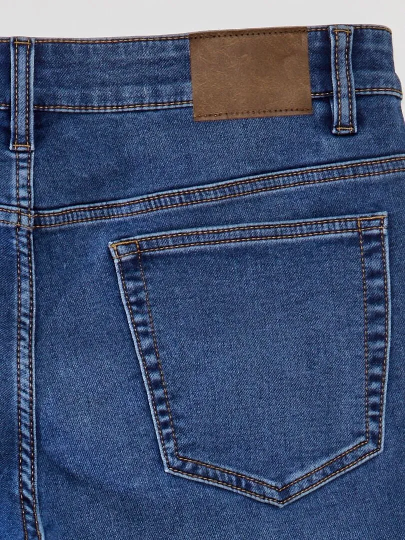 VAQUERO SLIM ELáSTICO  L32  AZUL