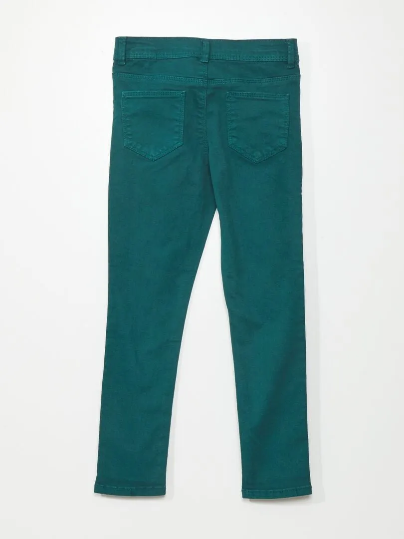 VAQUEROS PITILLO DE 5 BOLSILLOS  VERDE