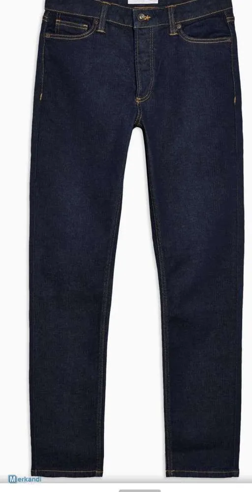 Vaqueros vaqueros premium para hombre: corte ajustado ajustado súper elástico, variedad de tallas