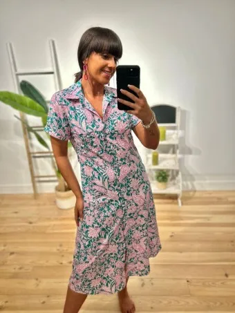 Vestido Camisero Estampado MAOVE