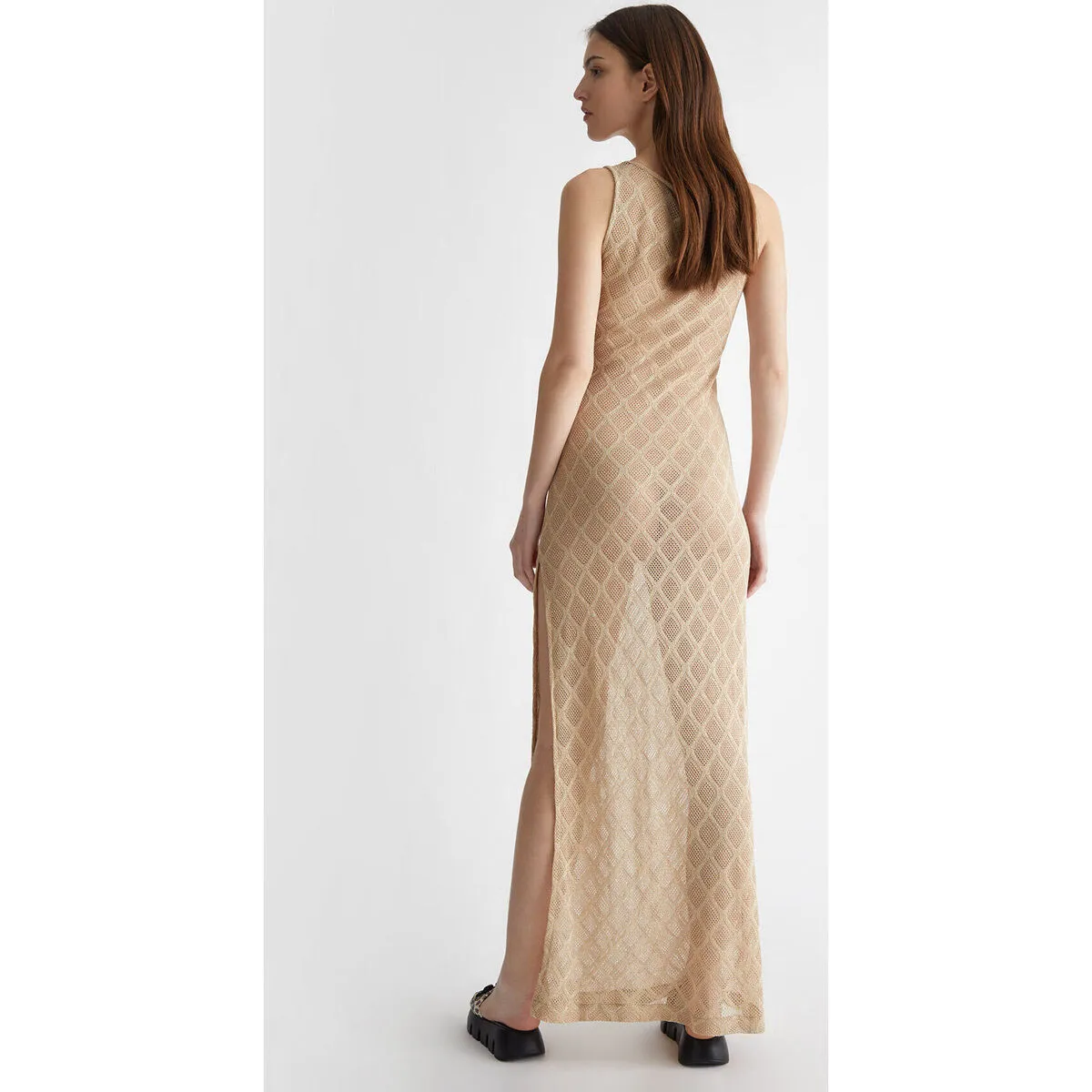 Vestido de punto de lurex®