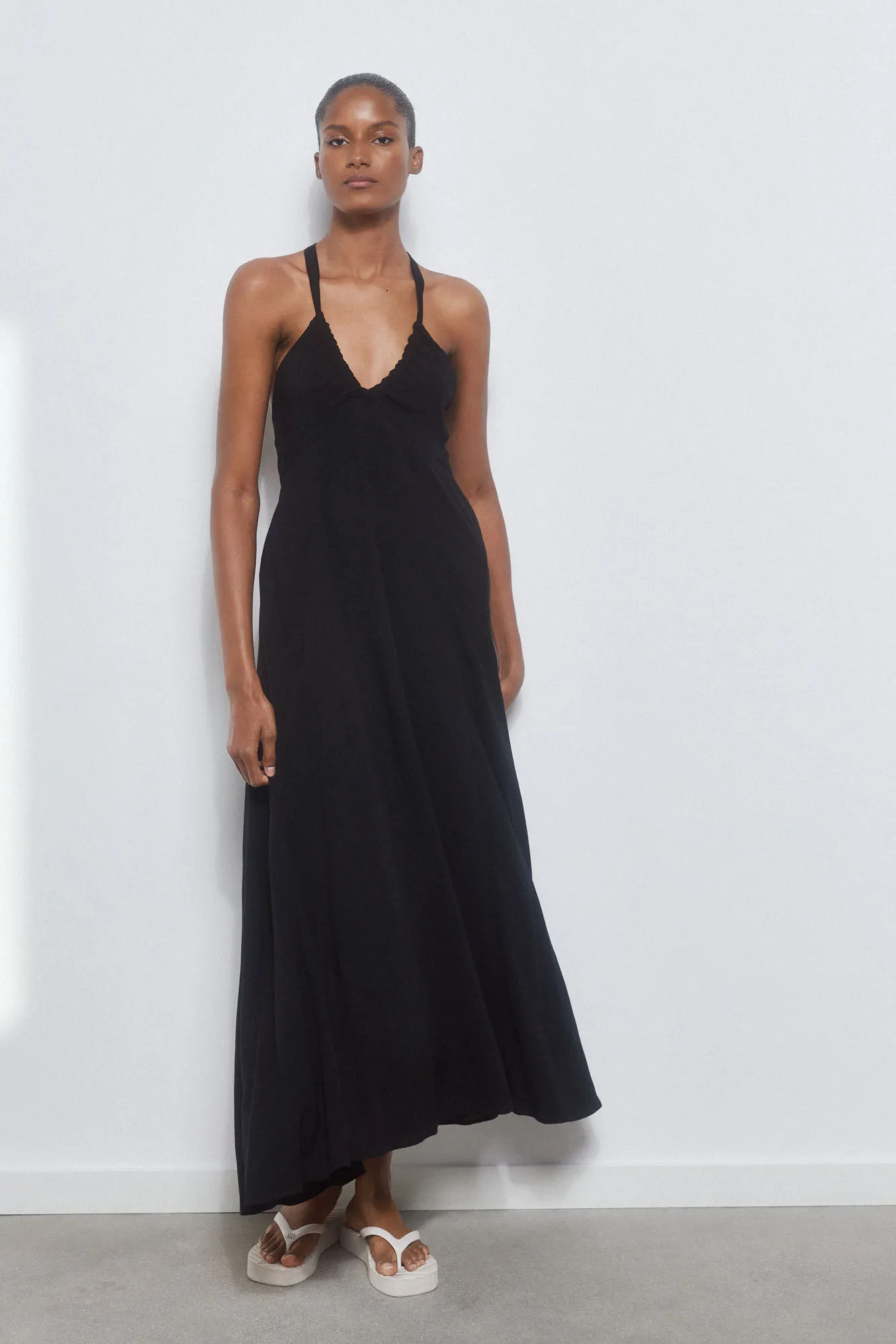 Vestido largo fluido