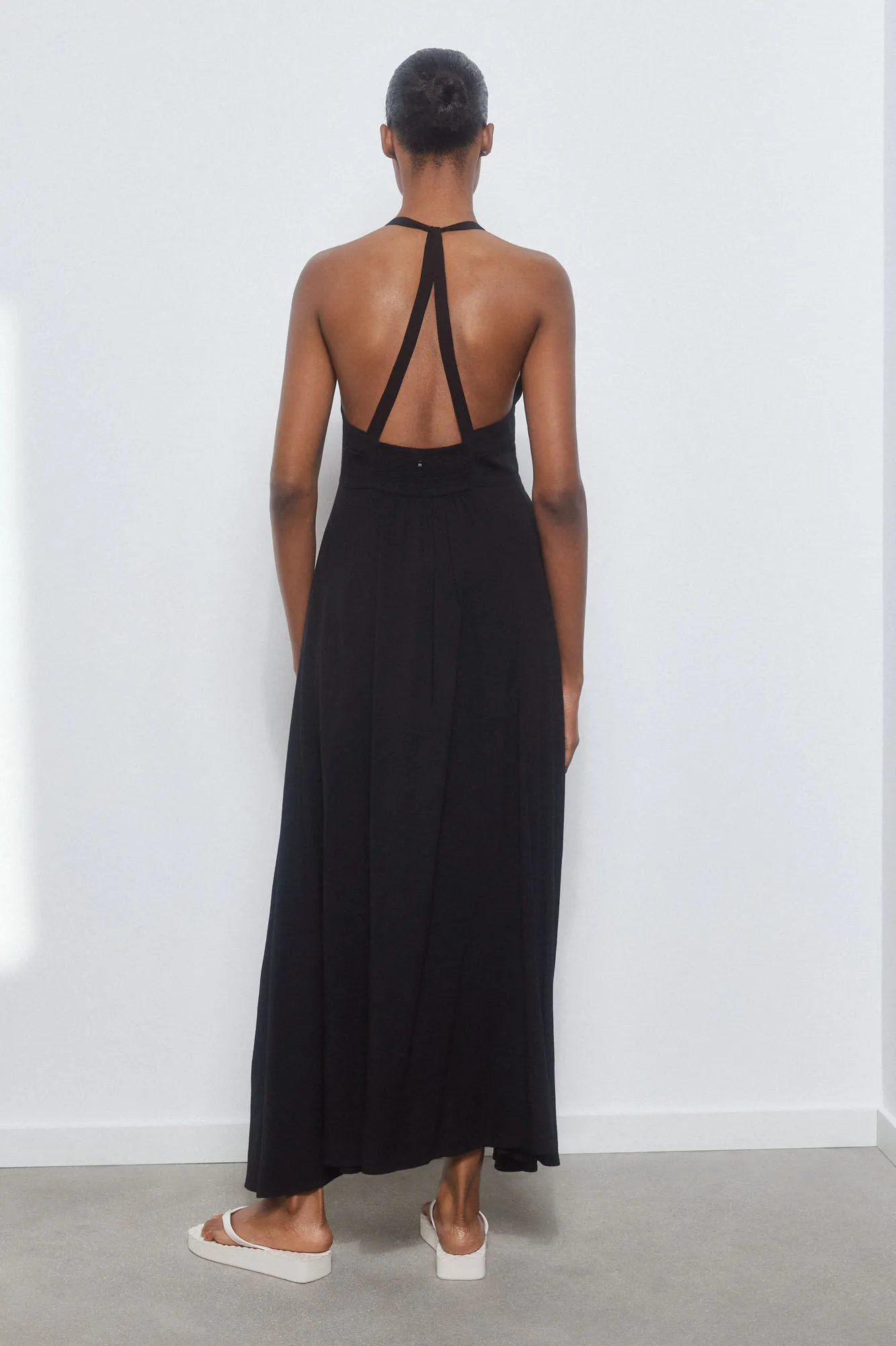 Vestido largo fluido