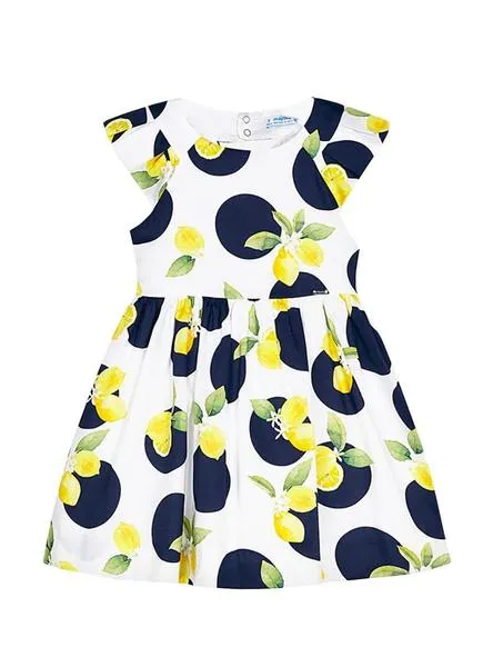vestido mayoral limones para niña
