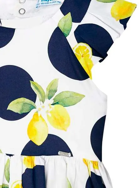 vestido mayoral limones para niña