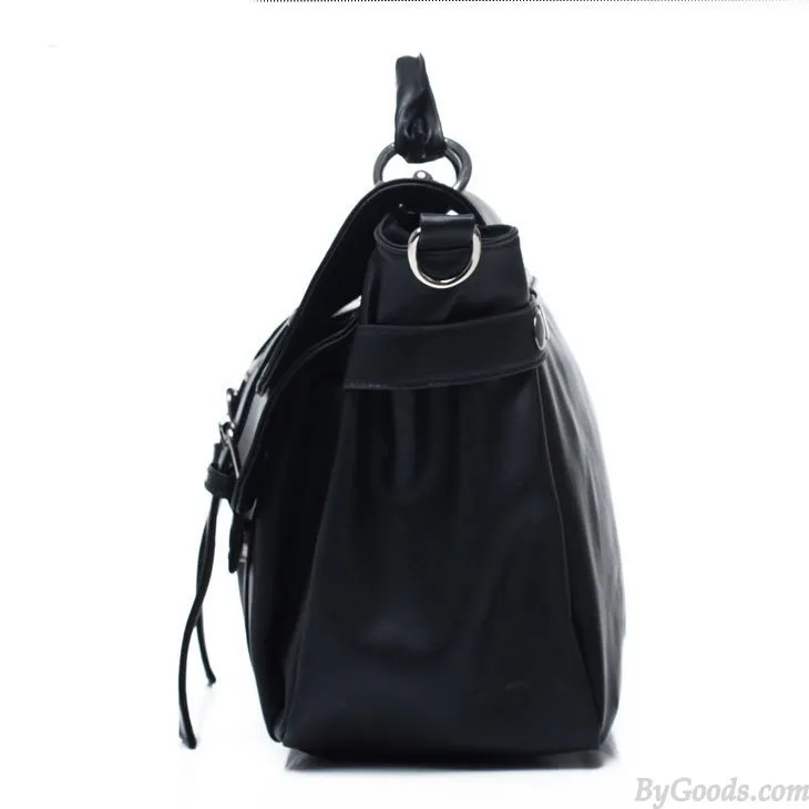 Vintage Black Skull Rivets Messenger Bag&Shoulder Bag
