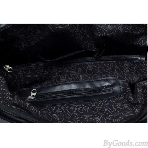Vintage Black Skull Rivets Messenger Bag&Shoulder Bag