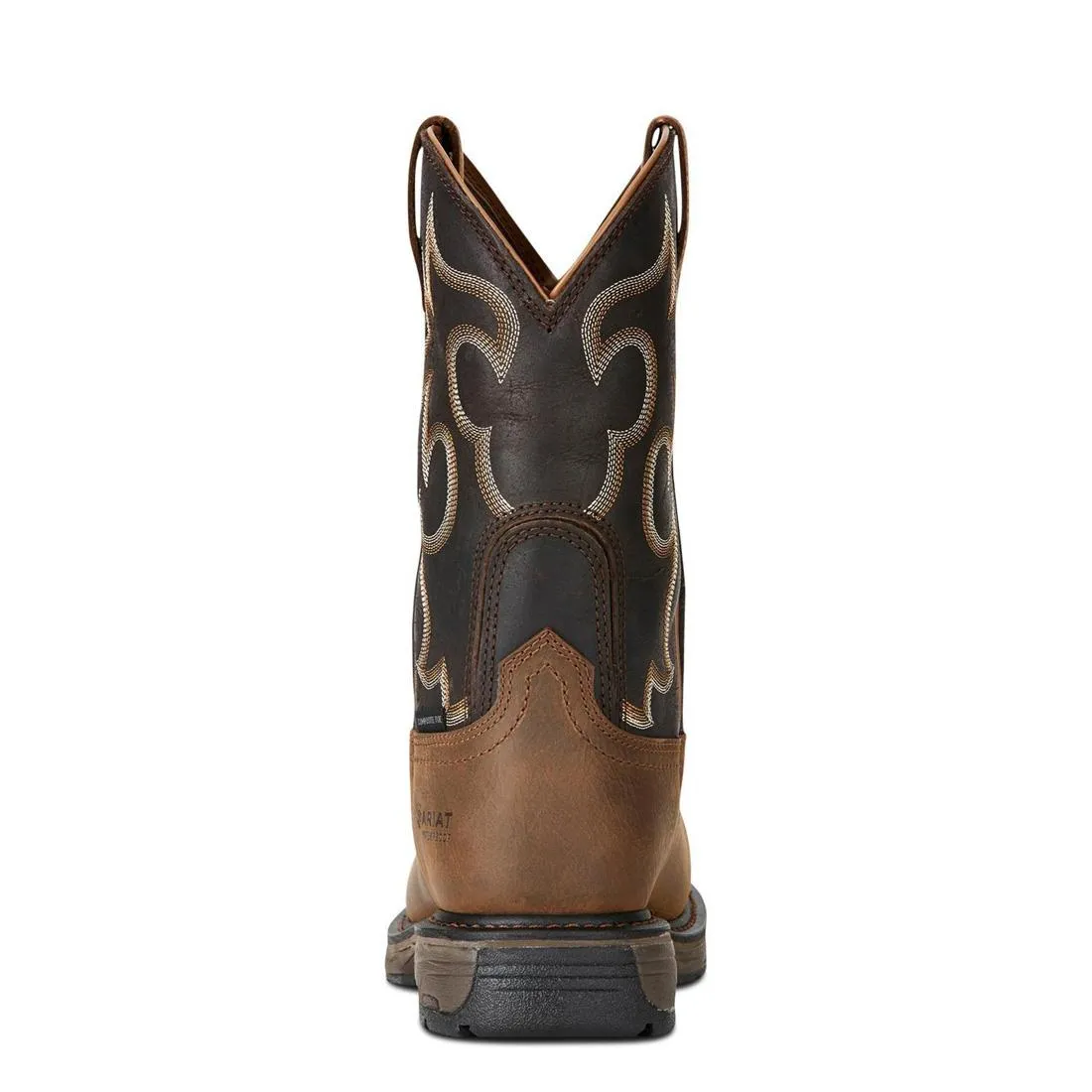 WorkHog Wide Square Toe Waterproof 400g Composite Toe Work Boot Rye Brown