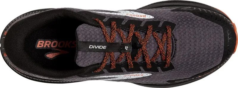 Zapatilla de running con GoreTex Brooks Divide 4 GTX Hombre Black/Firecracker/Blue
