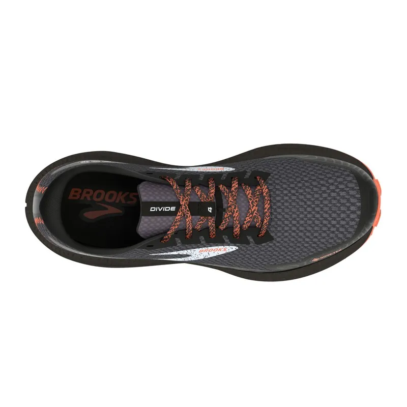 Zapatilla de running con GoreTex Brooks Divide 4 GTX Hombre Black/Firecracker/Blue