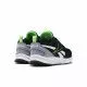 Zapatillas deporte Reebok negras con detalles en blanco y verde