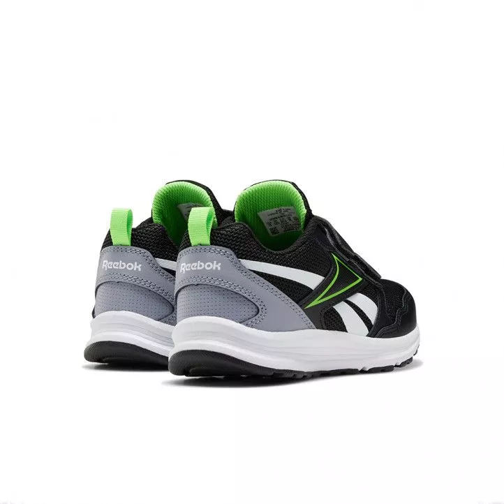 Zapatillas deporte Reebok negras con detalles en blanco y verde
