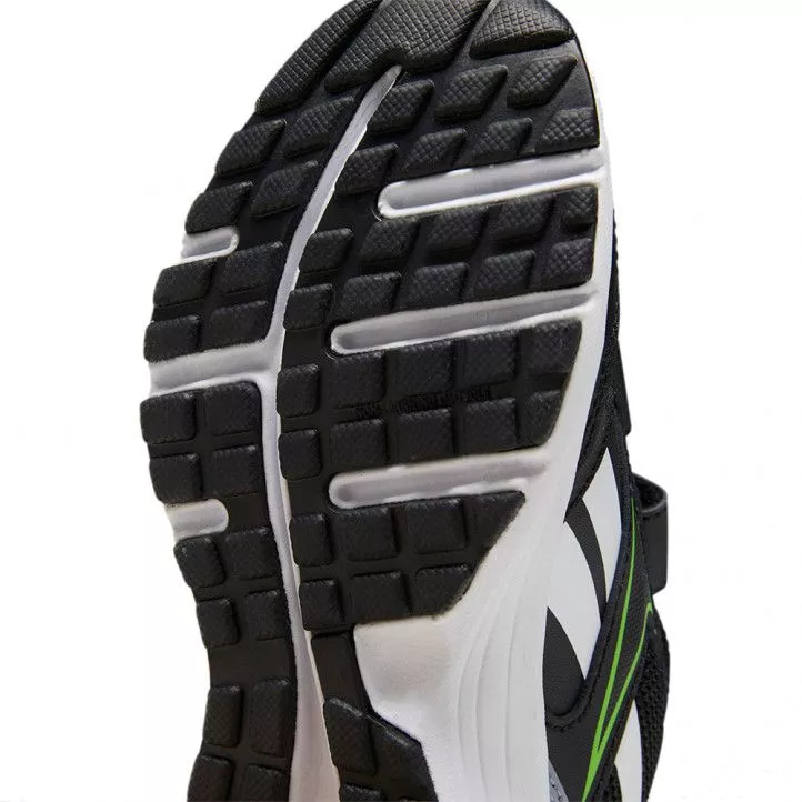 Zapatillas deporte Reebok negras con detalles en blanco y verde