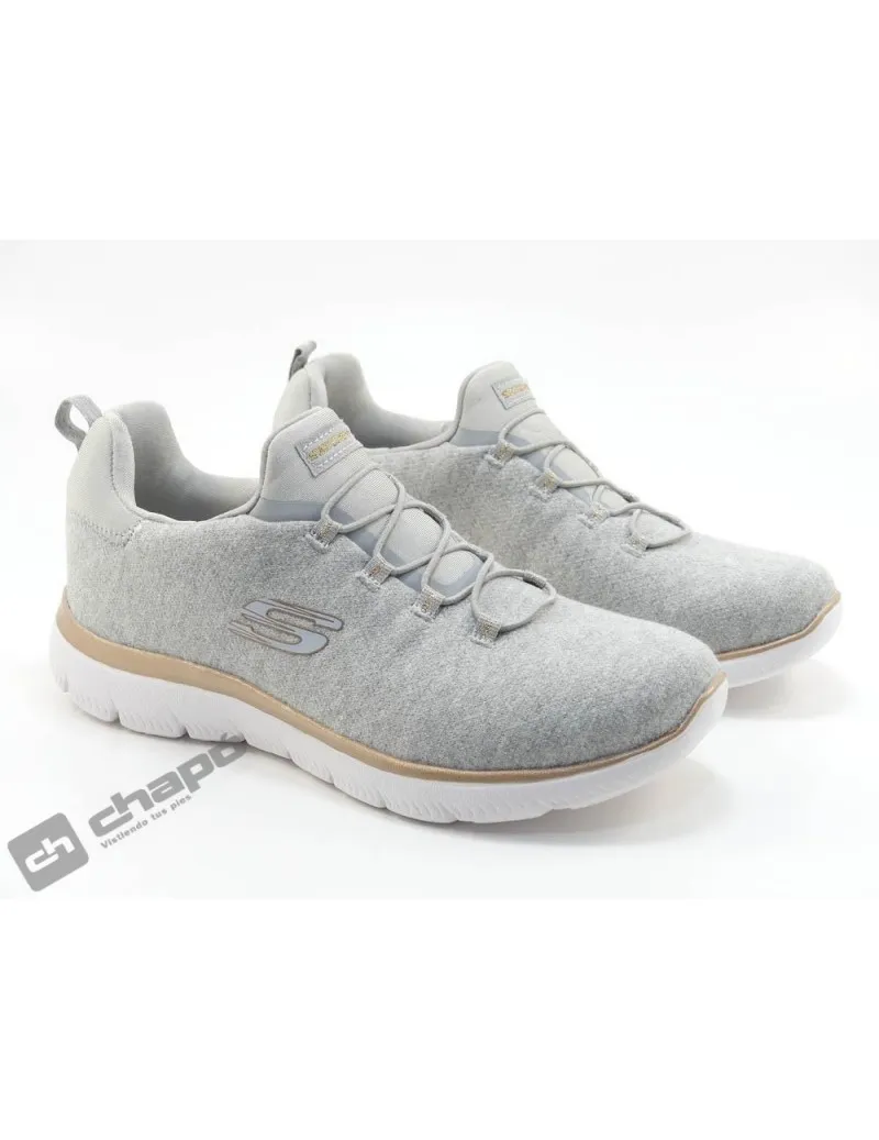 Zapatillas Deportiva Gris Skechers 149528