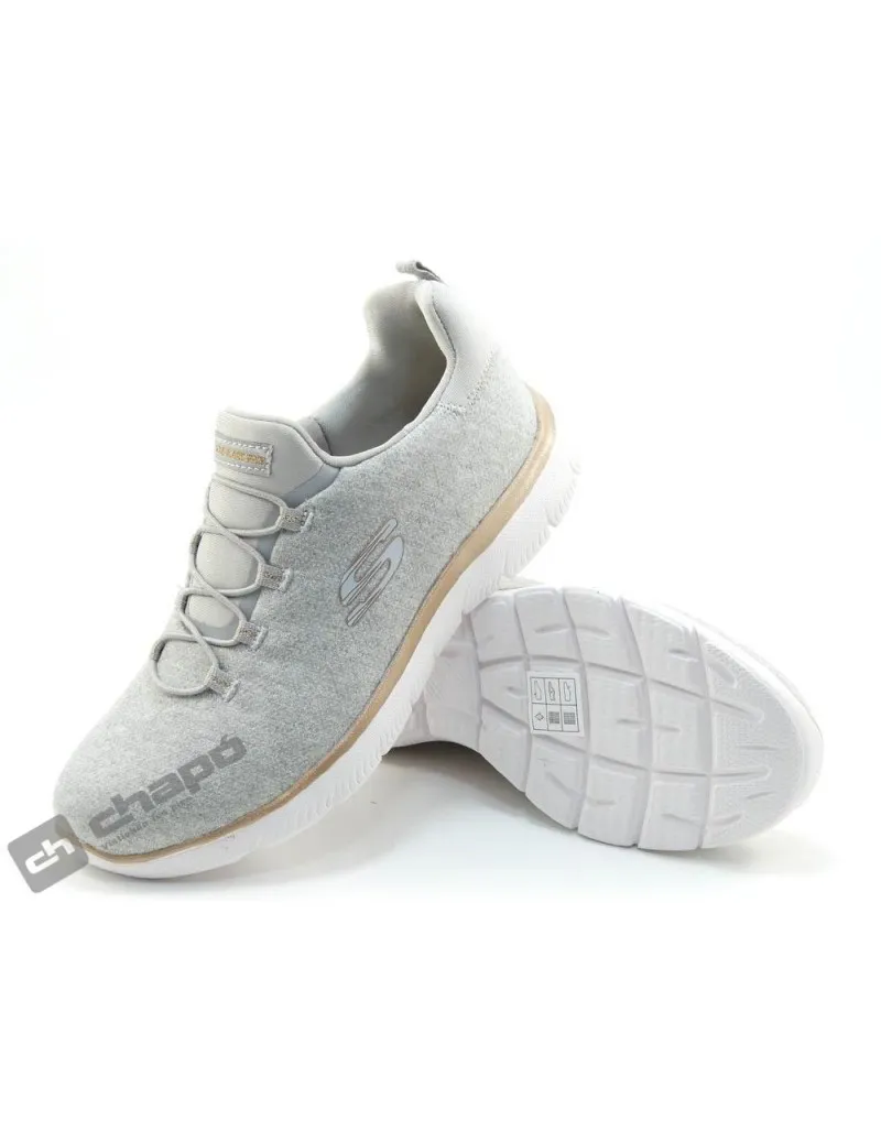 Zapatillas Deportiva Gris Skechers 149528