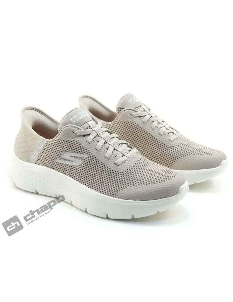 ZAPATILLAS DEPORTIVA TAUPE SKECHERS 124836124975