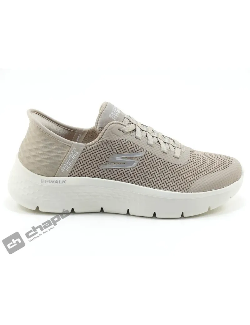 ZAPATILLAS DEPORTIVA TAUPE SKECHERS 124836124975