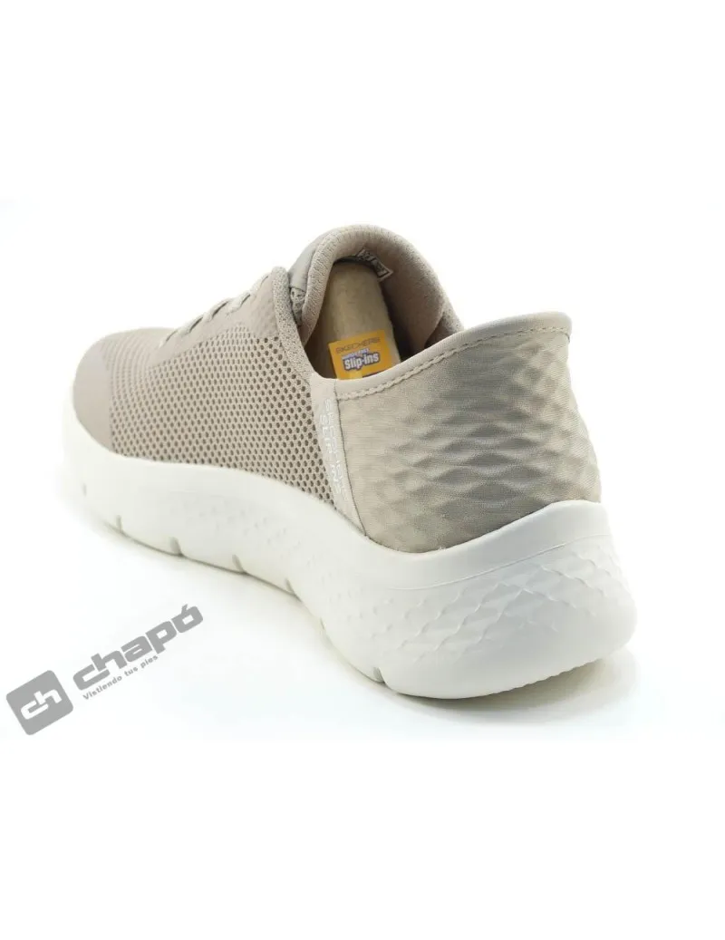 ZAPATILLAS DEPORTIVA TAUPE SKECHERS 124836124975