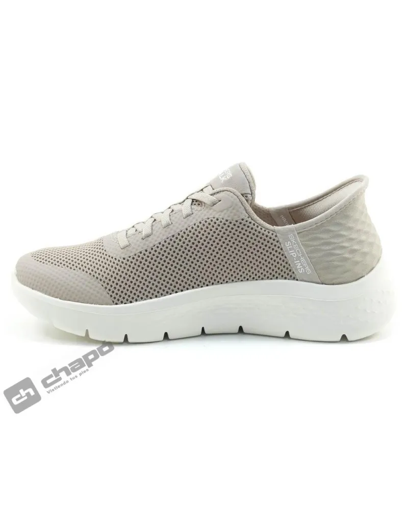 ZAPATILLAS DEPORTIVA TAUPE SKECHERS 124836124975