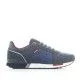 Zapatillas deportivas Levi's azules con suela blanca y detalles rojos