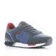 Zapatillas deportivas Levi's azules con suela blanca y detalles rojos
