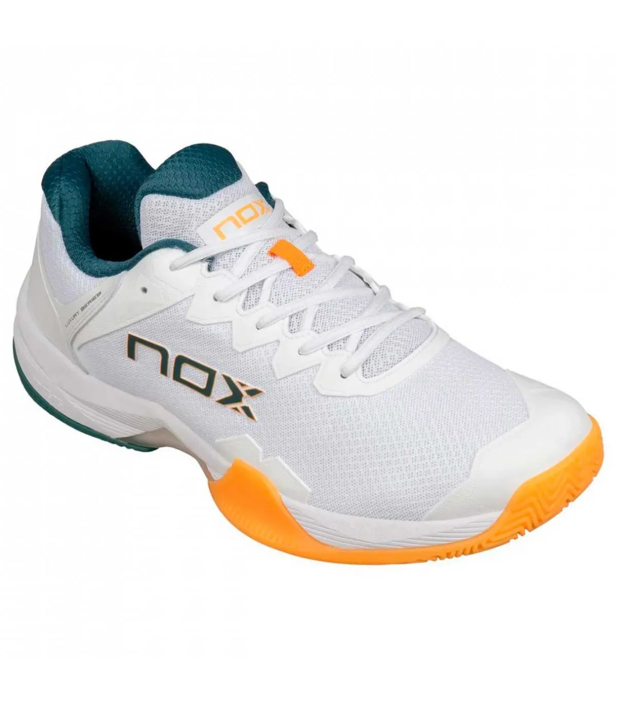 Zapatillas Nox de Padel ML10 Hexa Blanco Albaricoque