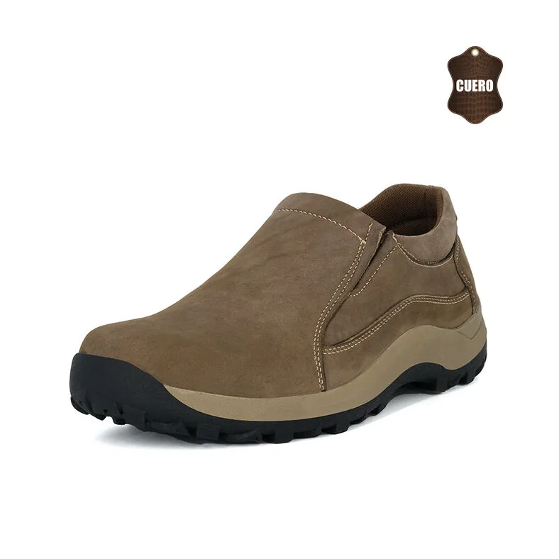 Zapato De Cuero Casual Dario Khaki London Adixt