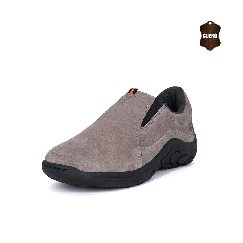 Zapato De Cuero Casual Grandidieri Gris London Adixt