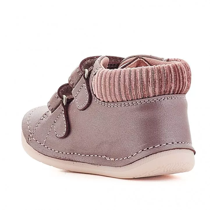 Zapatos abotinados Pablosky rosas con corazonez
