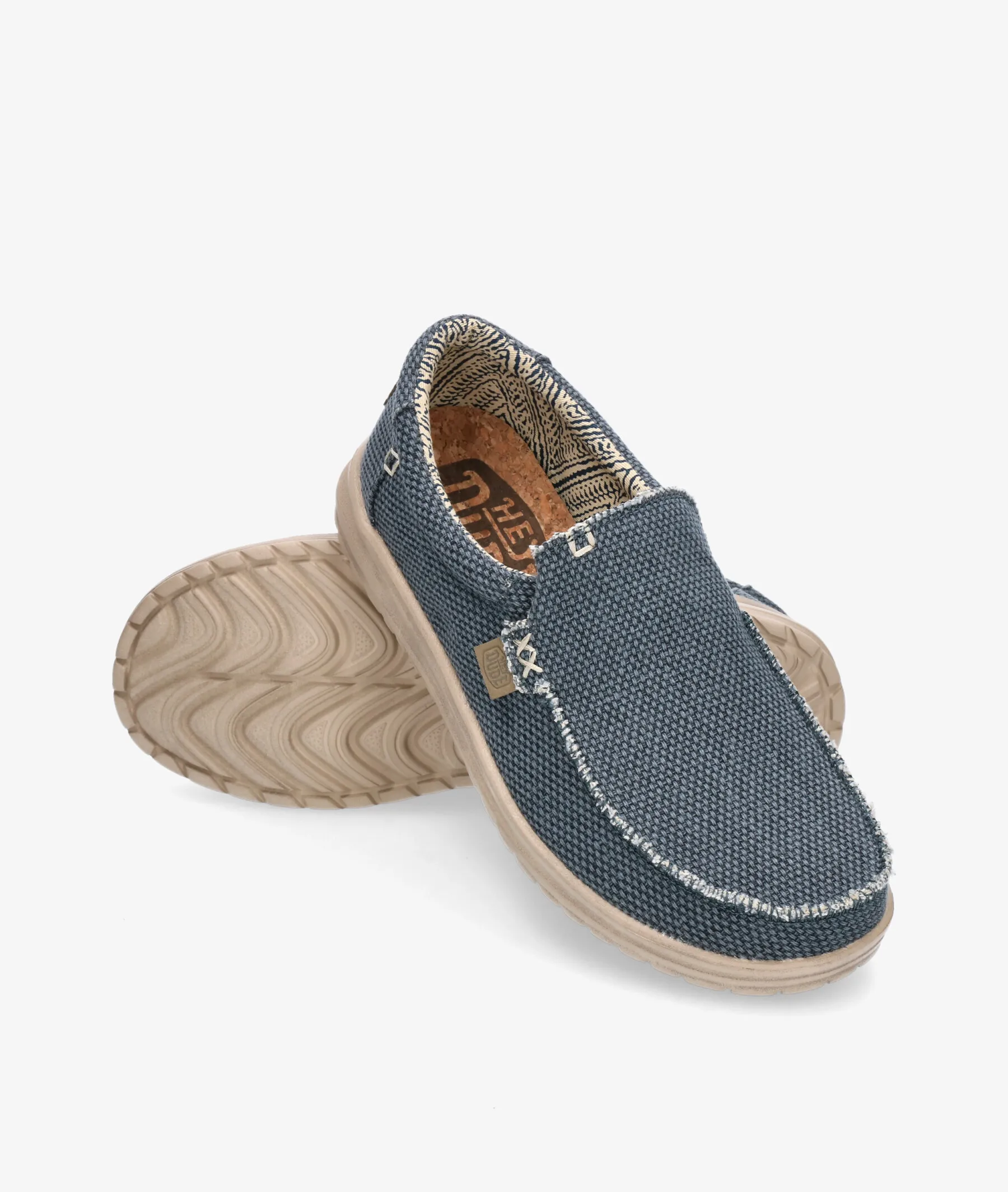 Zapatos casual Dude MIKKA BRAIDED en jeans