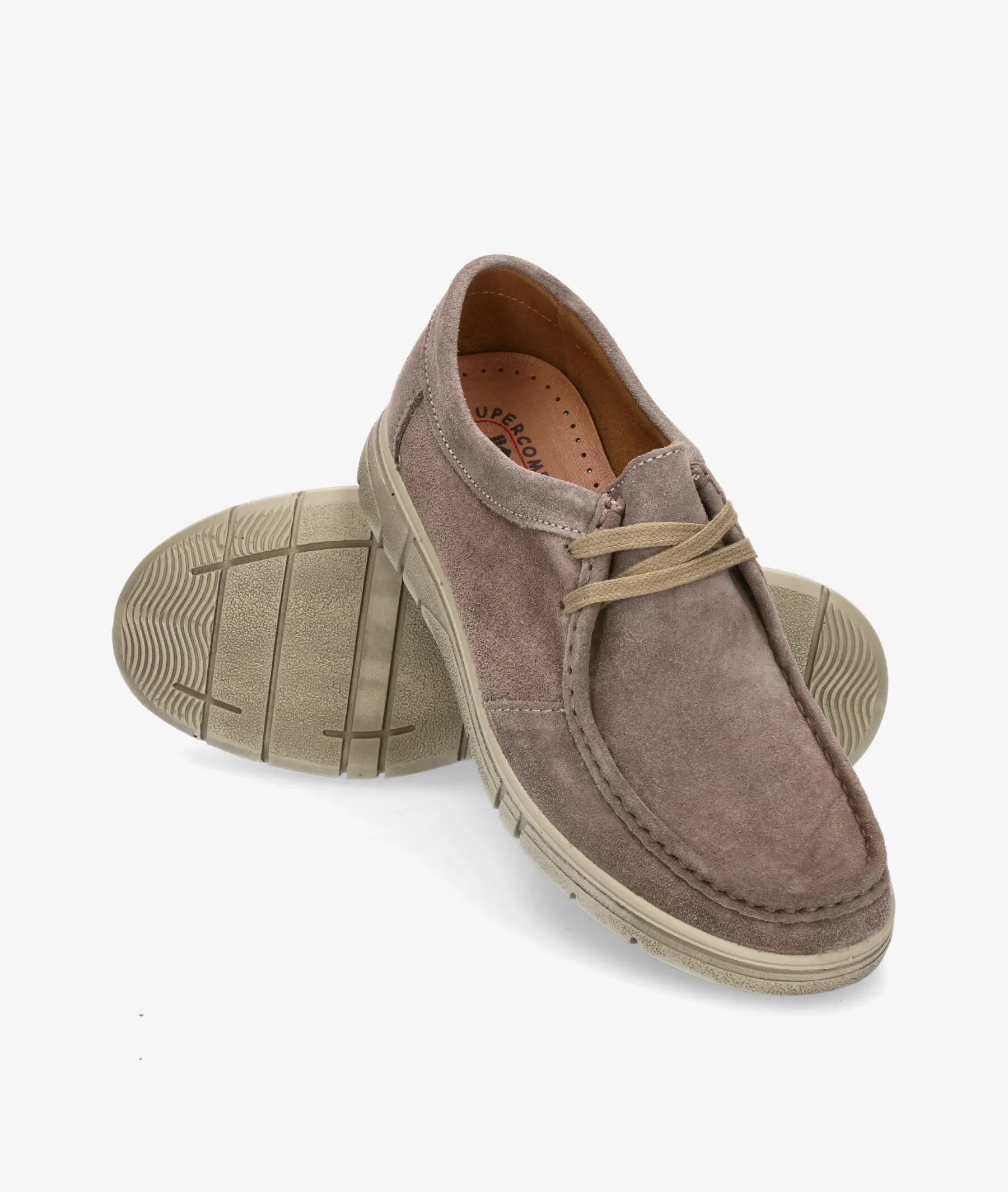 Zapatos casual Imac 351370 en serraje taupe