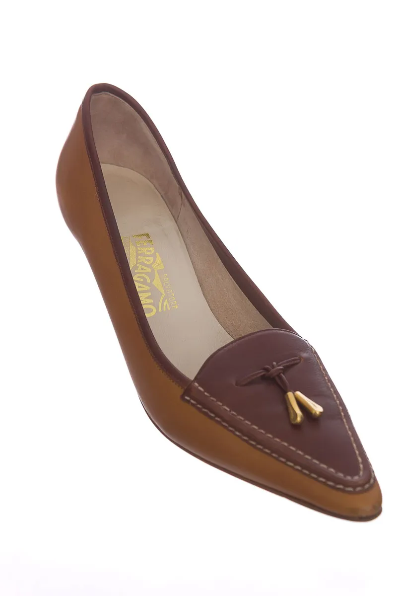 ZAPATOS COLOR CAFé  FERRAGAMO