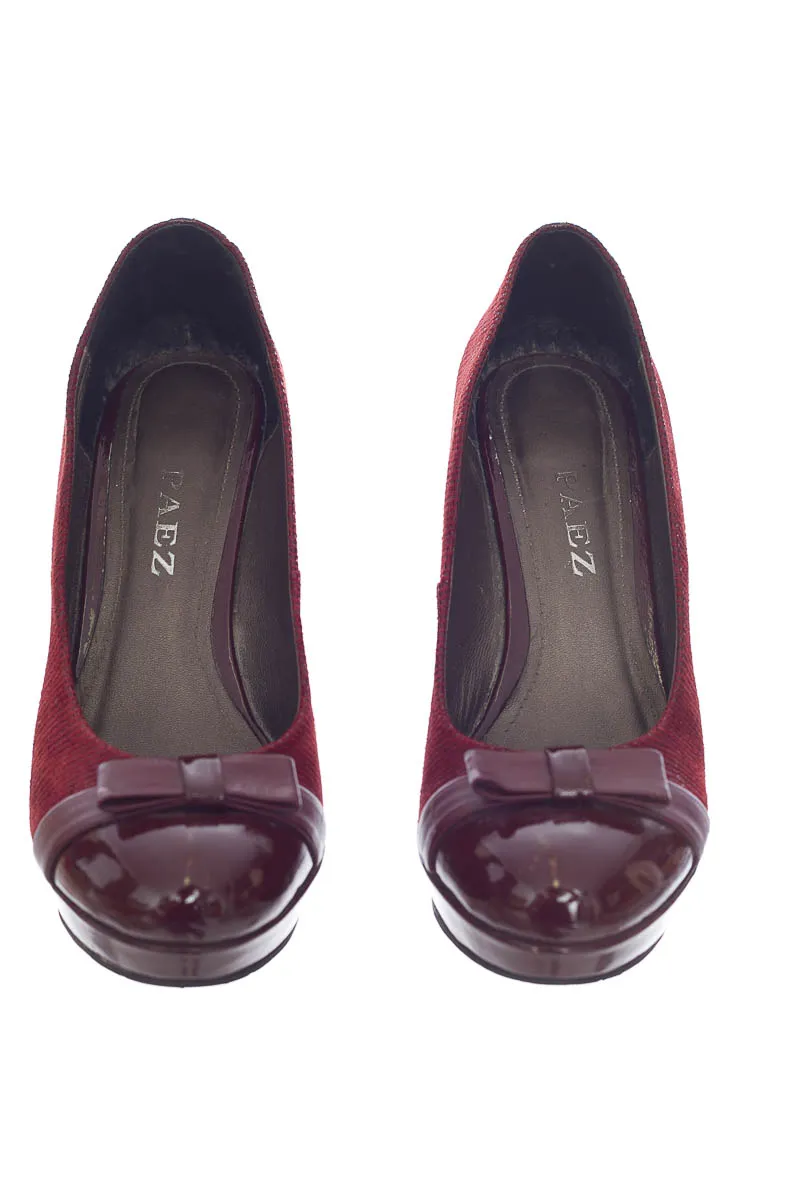 ZAPATOS COLOR ROJO  PAEZ
