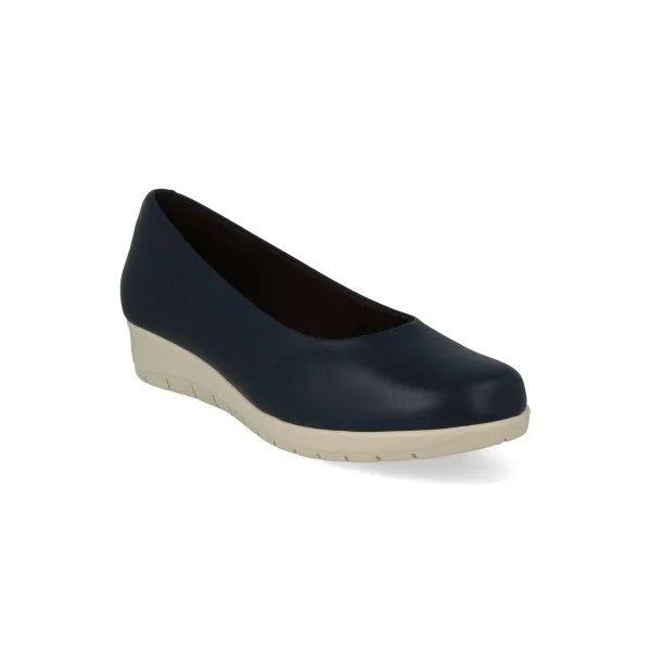ZAPATOS COMODOS MUJER PIEL MOD. PEPITA MARINO