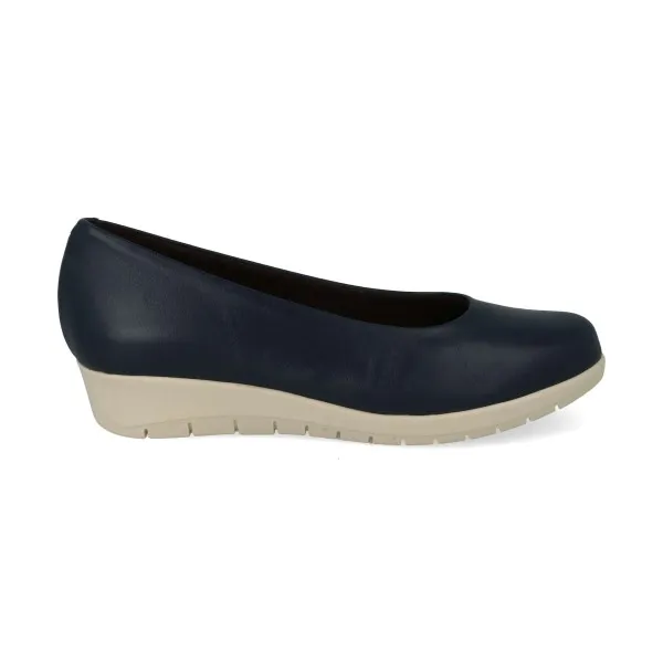 ZAPATOS COMODOS MUJER PIEL MOD. PEPITA MARINO